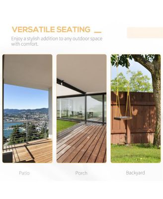 Hanging Patio Swing for Relaxing Outdoors in Garden