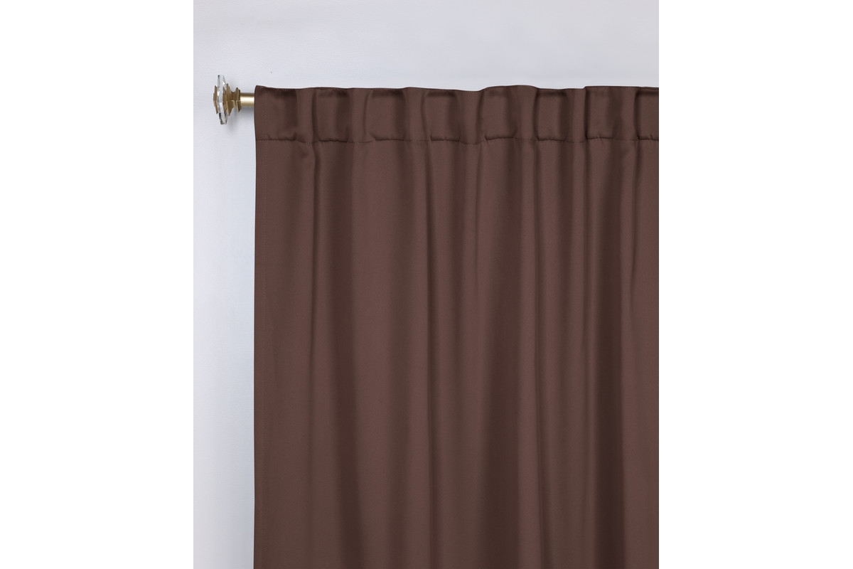 Superior Solid Classic Modern Blackout Curtain Set ,42" x 108" (Set of 2)