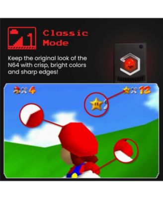 EON Super 64 HD Adapter Plug and Play HDMI Converter Video Enhancer for Nintendo 64 Console