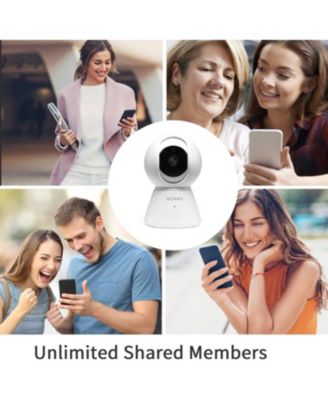 E6 Indoor Wi-Fi Security Camera, 1080p HD, Pan & Tilt, Night Vision, 2-Way Audio, Motion Alerts