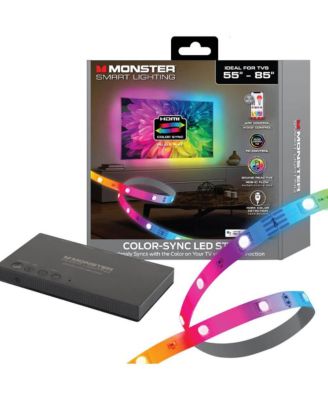 Smart Lighting HDMI Color Sync LED Strip for TVs Up to 85 Inches