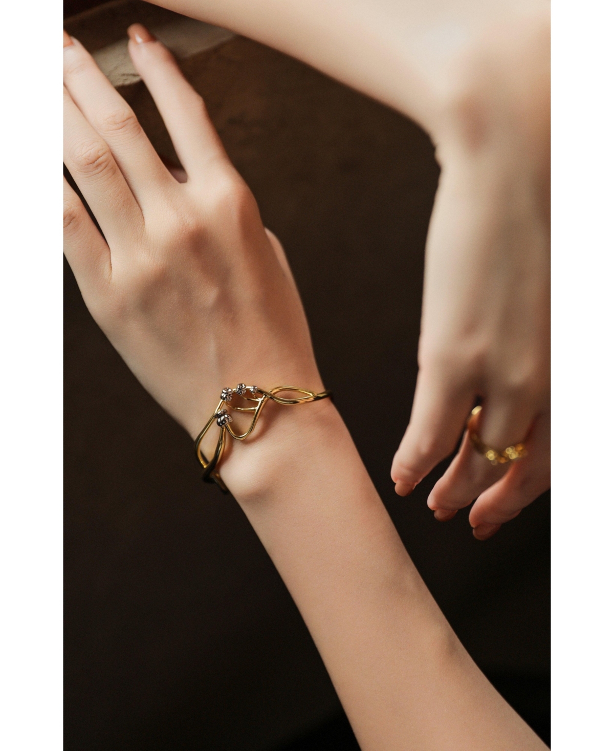 Retro Chic Lily of the Valley Bangle