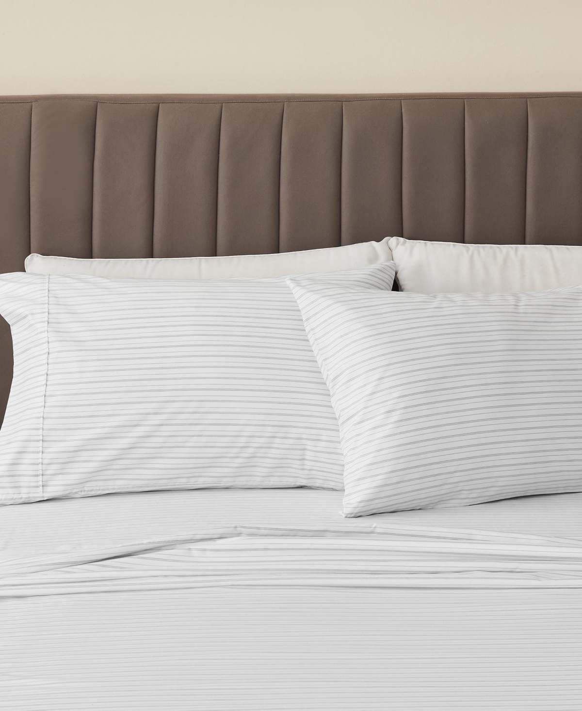Linery & Co. Ultra-Soft Brushed Microfiber Striped Sheet Set