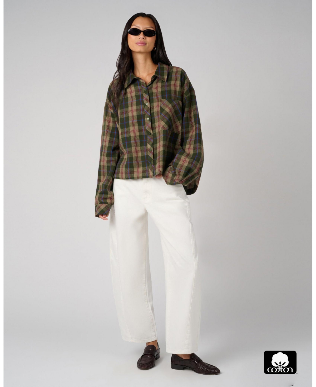 WeWoreWhat Women's Boxy Boyfriend Overshirt