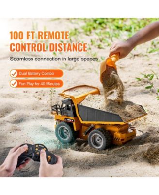 RC Dump Truck 9-Channel 1:18 Scale with Metal Bed