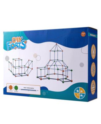 Tent Fort Building Kit for Kids STEM Construction Toy Set Castle 180PCS
