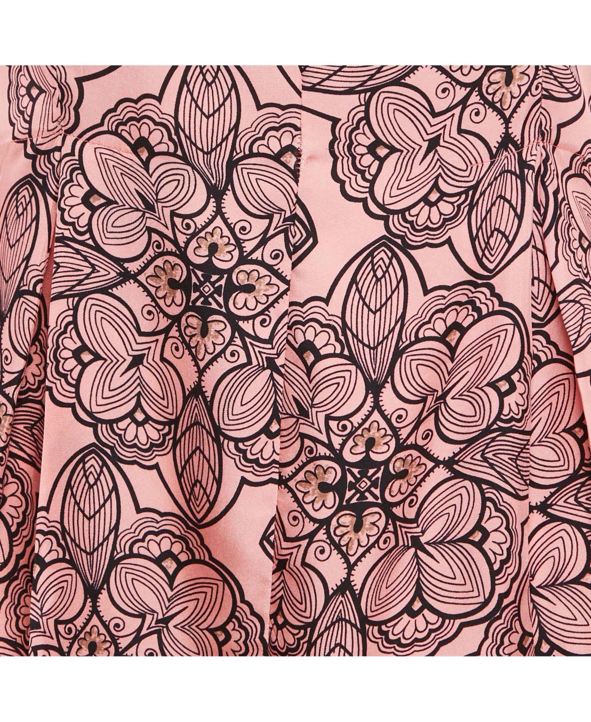 Pre-Owned Marni Women's Pink Printed Silk Full Sleeve Top