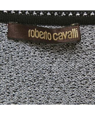 Women's Monochrome Patterned Jacquard Stretch Knit Top