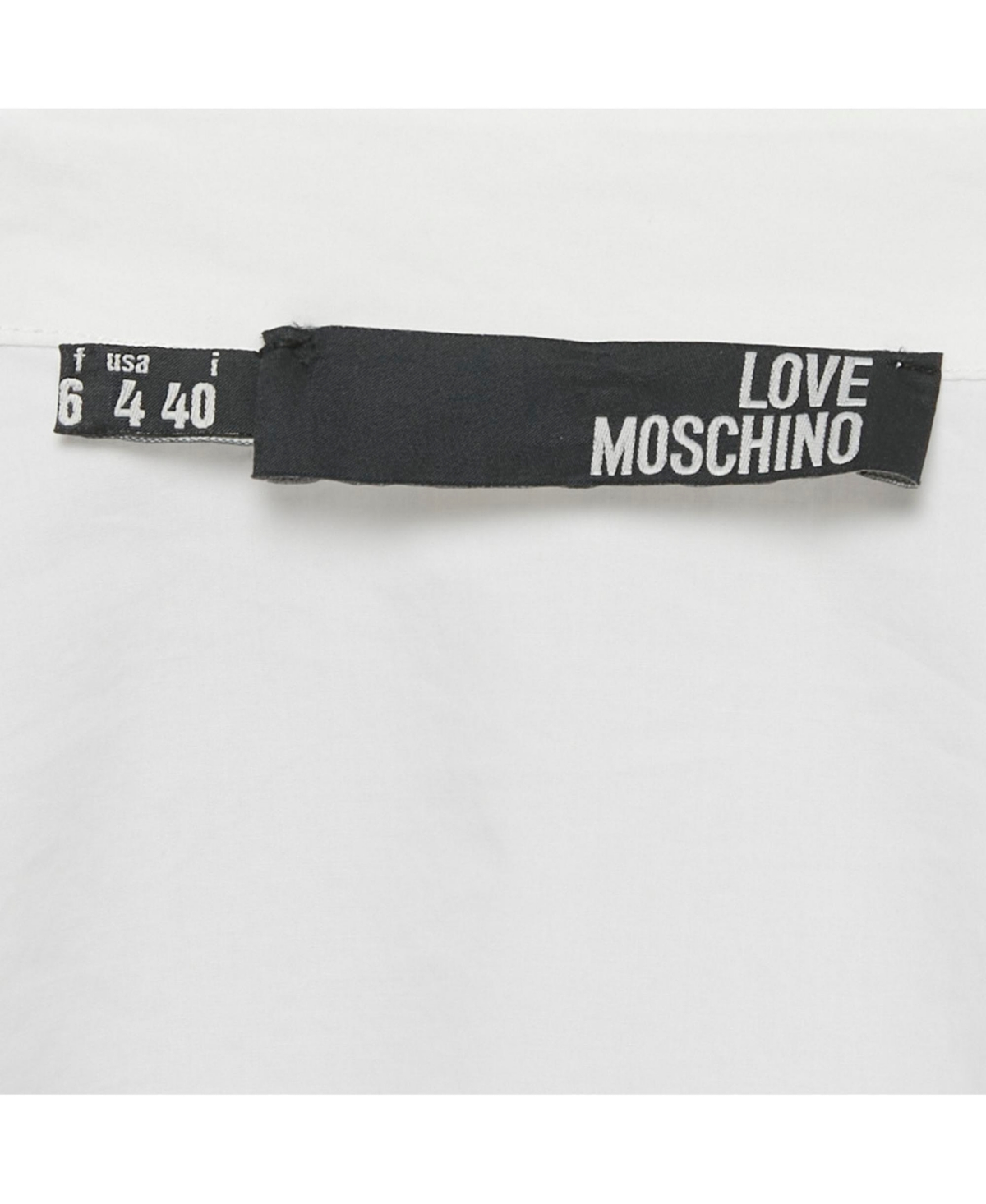 Pre-Owned Love Moschino Women's Beaded Cotton Shirt
