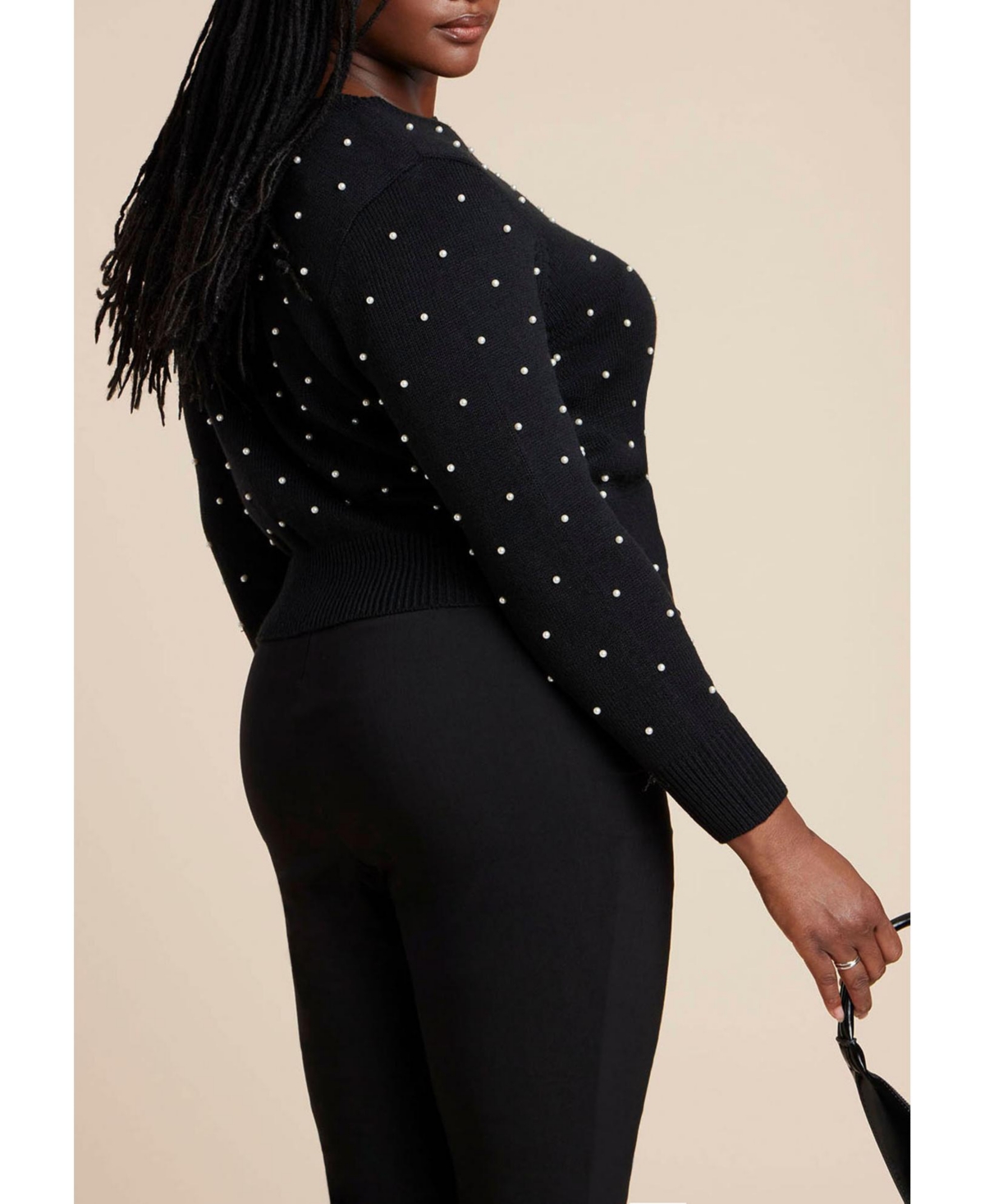 Eloquii Women's Pearl Sweater