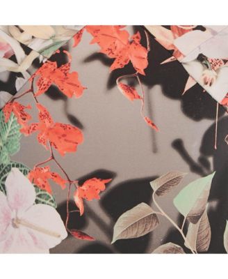 Women's Beige Cotton And Modal Faux Feather Detail T-Shirt