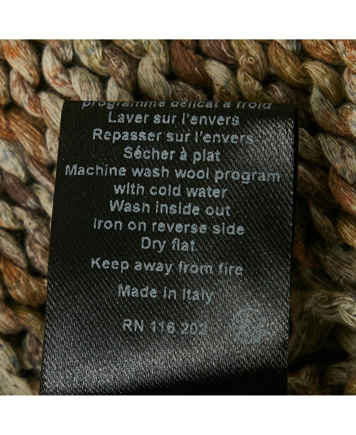 Pre-Owned Zadig & Voltaire Women's Brown Cotton Rib Knit Mia Cardigan