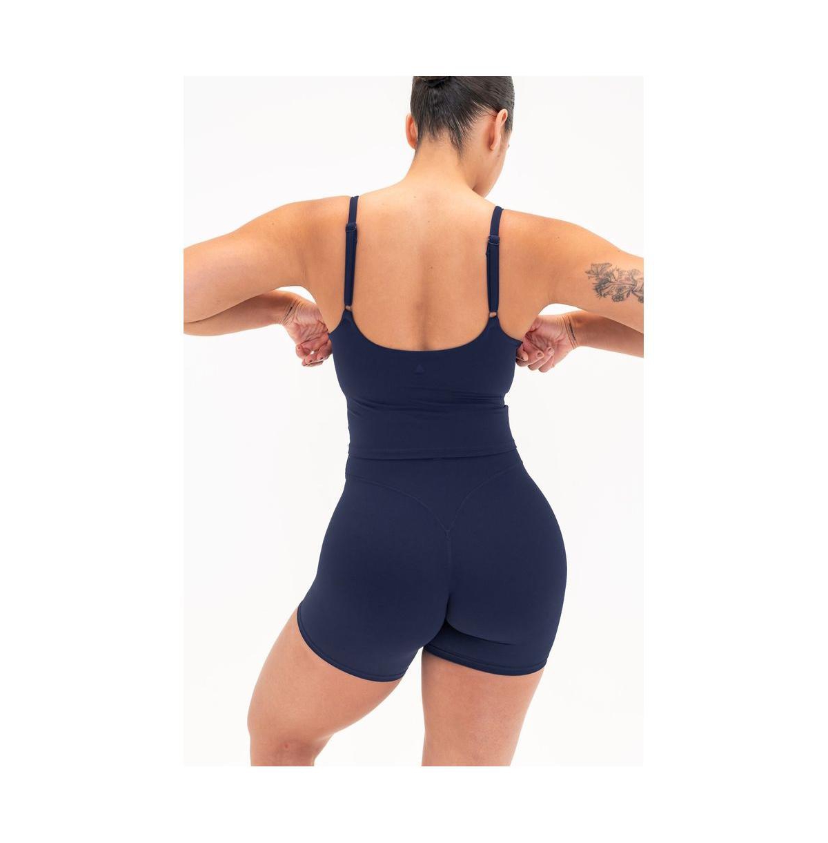 Vitality Women's Plus Sizes Cloud Ii Scoop Tank Top with Adjustable Straps and Built-In Bra