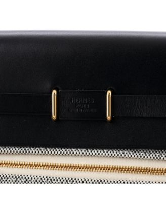 20 Herbag Zip Toile and Leather