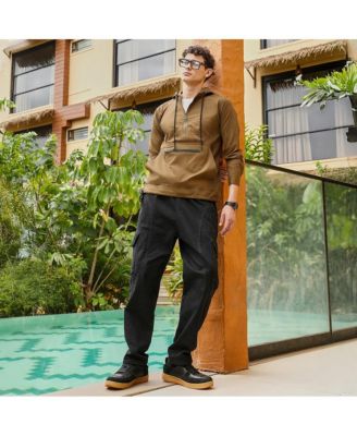 Men's Olive Brown Utility-Hike Jacket