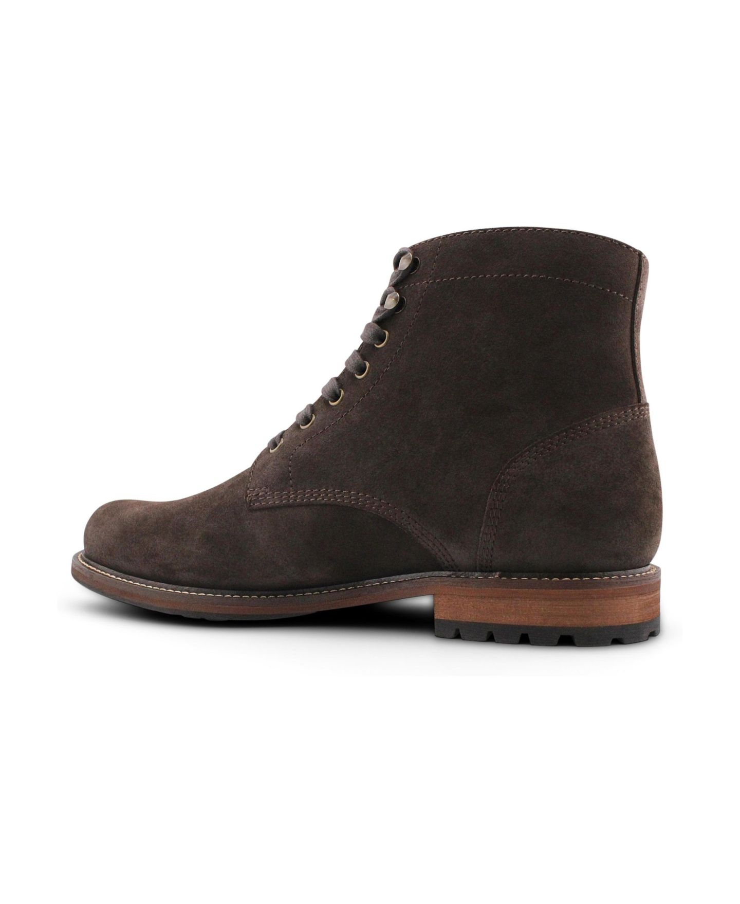 Мужские ботинки Blake McKay Axel Vintage Plain Toe Lace Up, цвет: Коричневый замшевый — фото 3