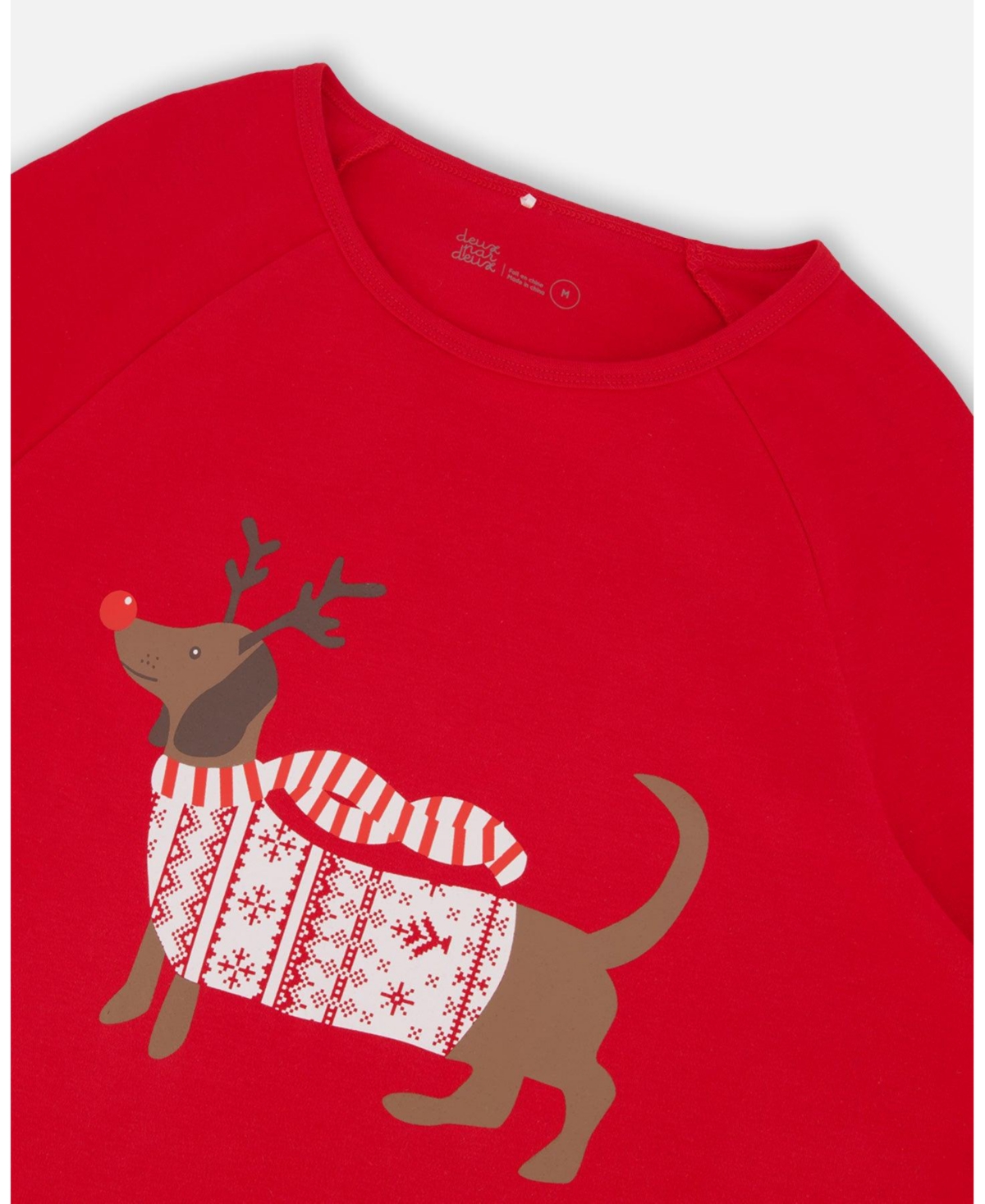 Deux par Women's Cotton Two-Piece Pajamas Fairisle - Adult