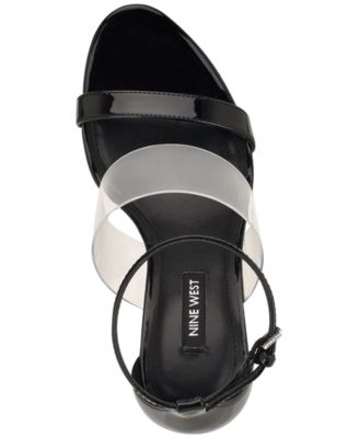 Women's Vallie Strappy Vinyl Stiletto Sandals