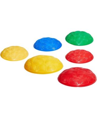 6-PC Turtle Balance Stepping Stones for Sensory Play, 220 lb Rated