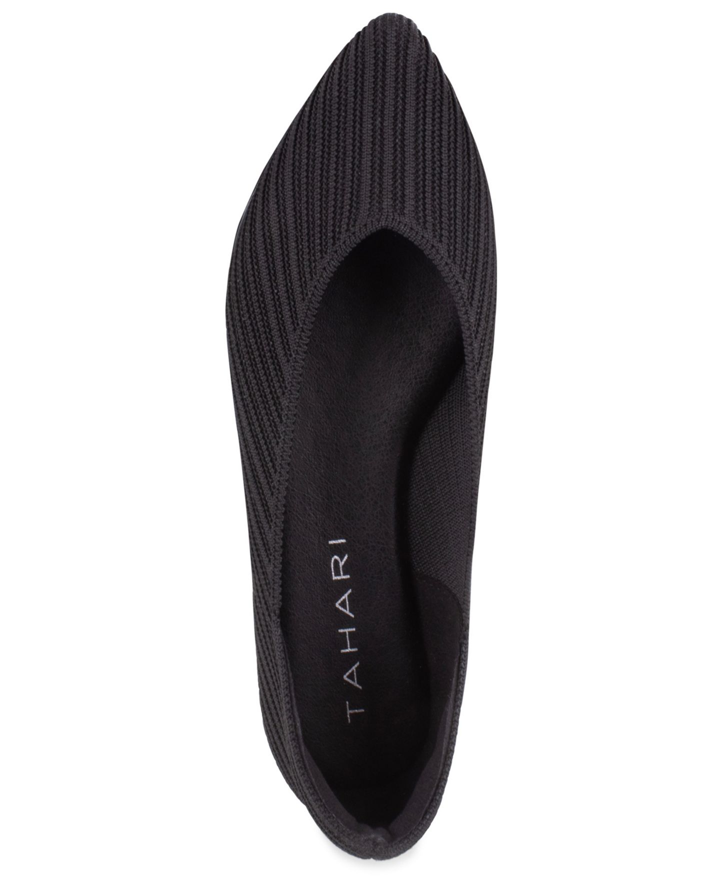 Женские балетки Tahari Maldives Slip-On Ballet Flats, цвет: Чёрный — фото 4