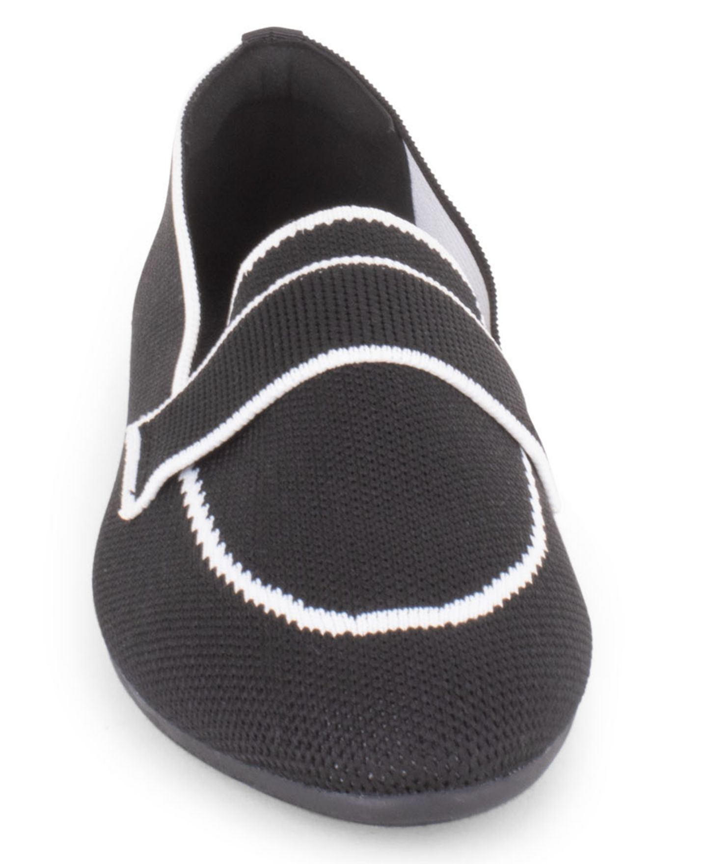 Женские туфли Tahari Stockholm Slip-On, цвет: Чёрный / Слоновая кость — фото 6