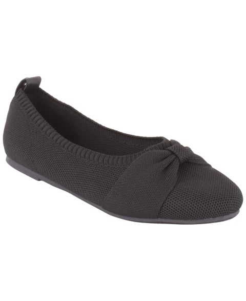 Женские балетки Tahari Manchester Slip-On Ballet Flats, цвет: Чёрный