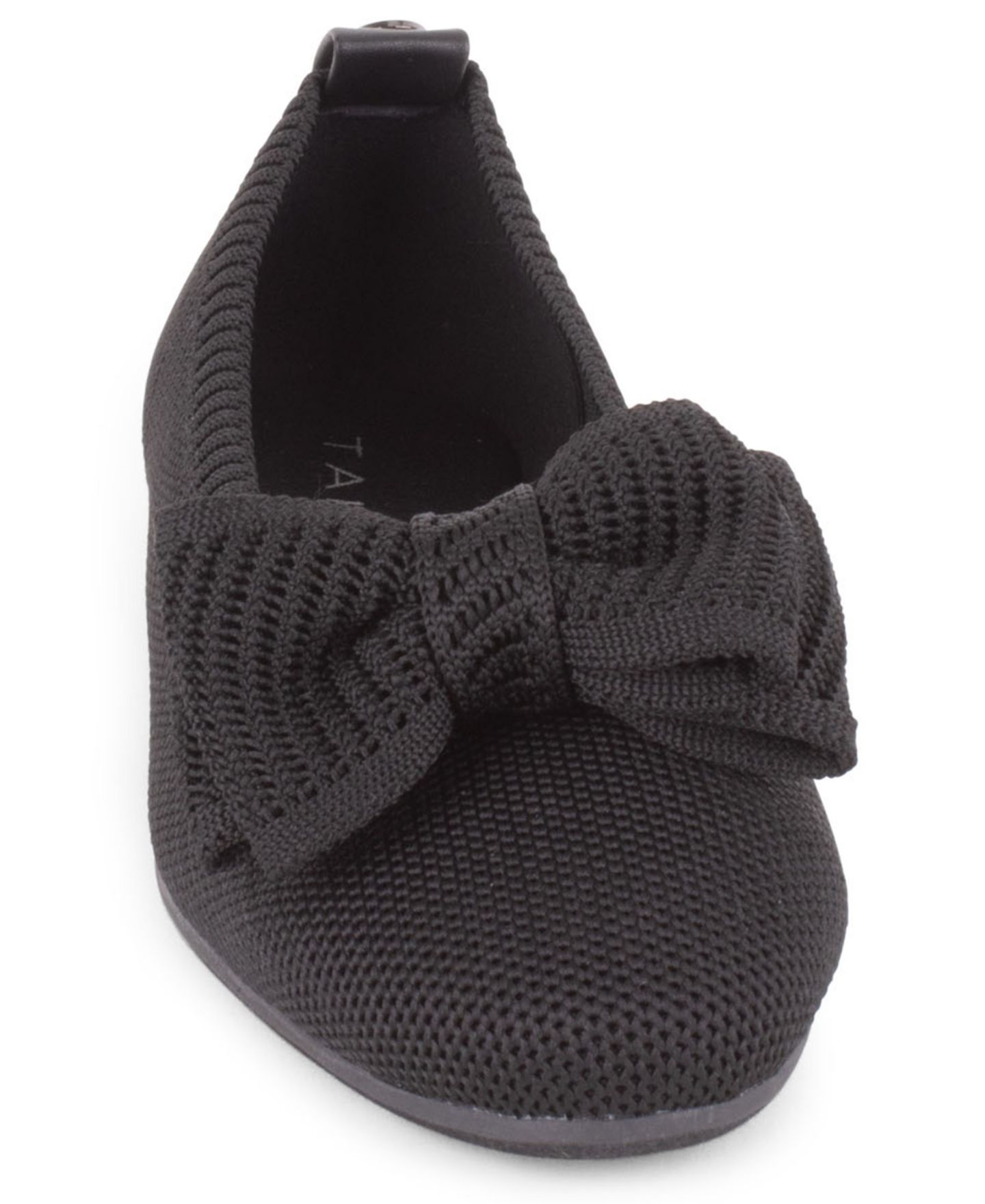 Женские балетки Tahari Sorrento Slip-On Ballet Flats, цвет: Чёрный — фото 6