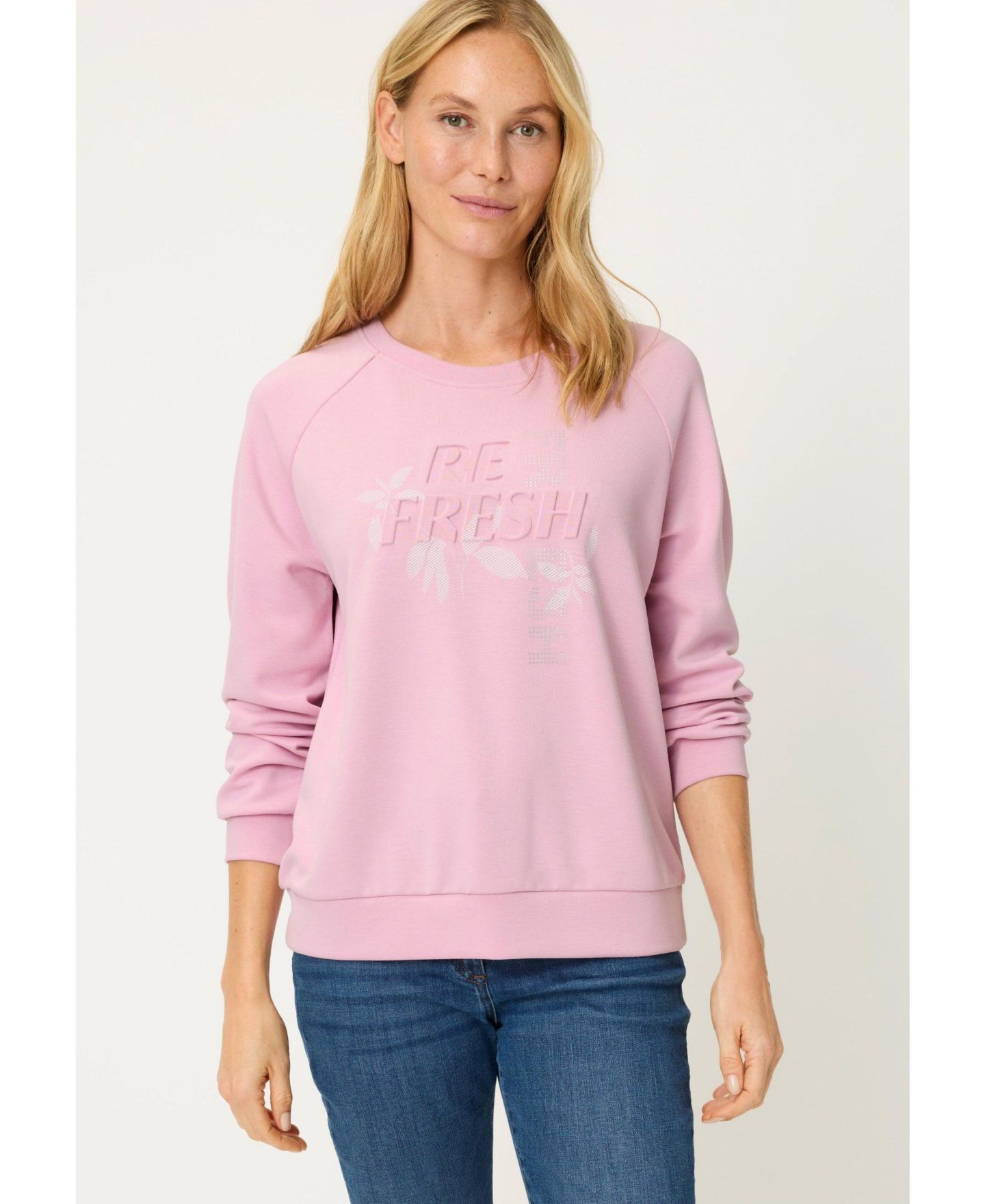 Женский топ Olsen Refresh Jersey Top, цвет: Пионовый розовый — фото 1