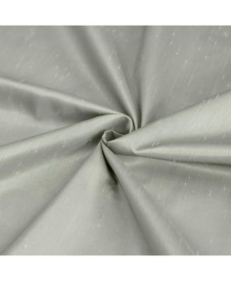 French Pleat Vintage Textured Faux Dupioni Silk Blackout Curtain