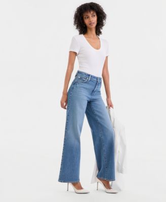 Women's High-Rise Wide-Leg Jeans