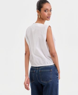Women's Sleeveless Utility Blouse, Macy's Exclusive