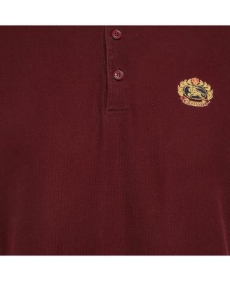 Men's Logo Embroidery Cotton Pique Polo T-Shirt