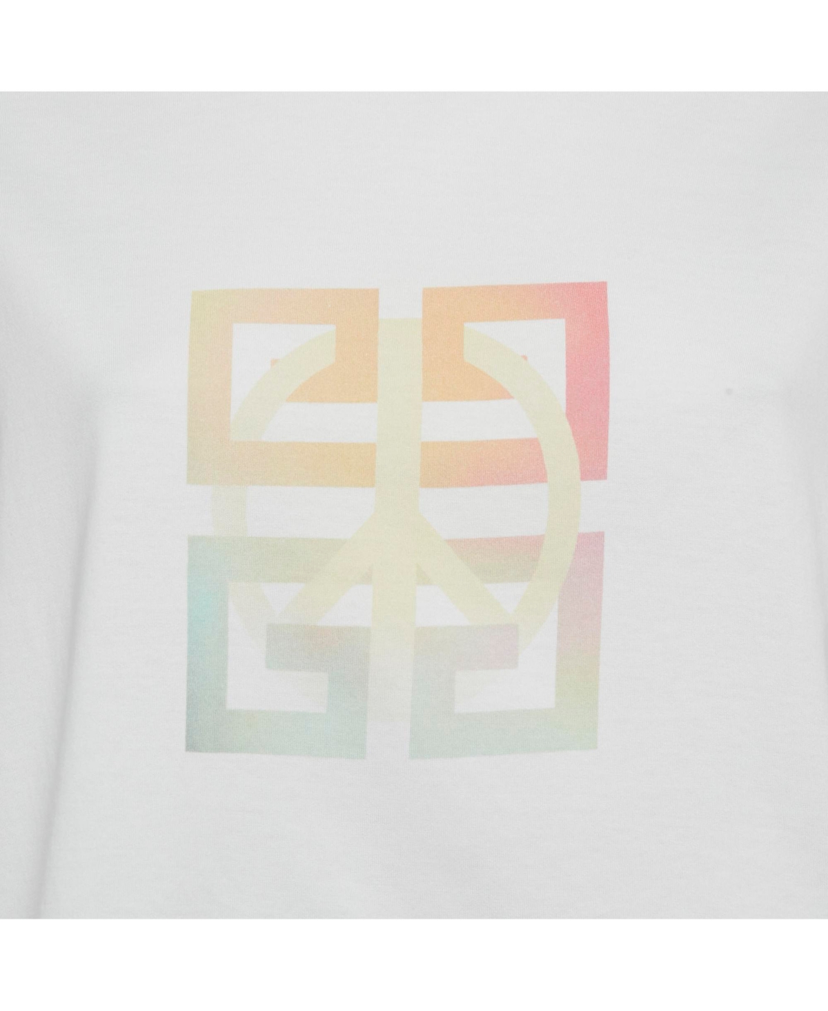 Pre-Owned Givenchy Women's Printed Jersey Crop T-Shirt