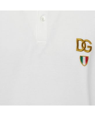 Men's Logo Embroidered Pique Polo T-Shirt