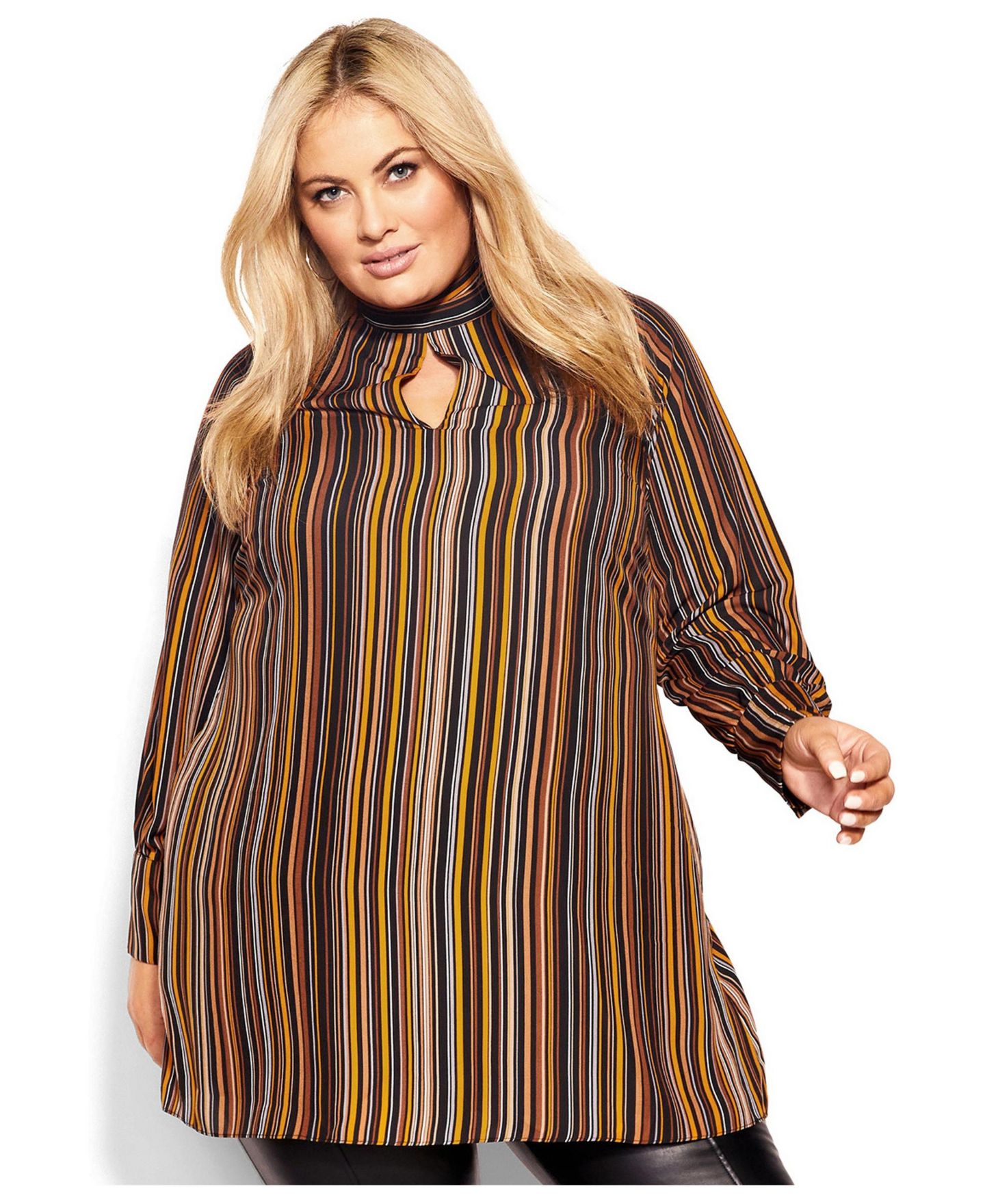 Женский топ CITY CHIC Plus Size Intrigue Tunic — фото 1