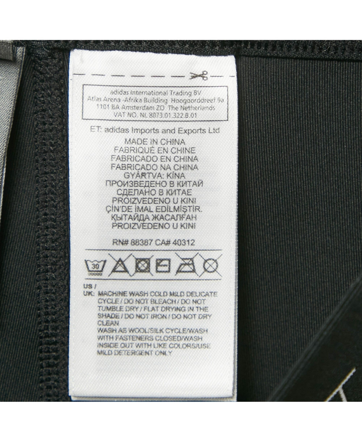 Pre-Owned Stella Mccartney Women's X Adidas Mesh Trim Jersey Leggings