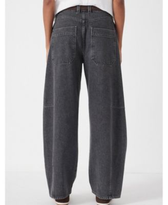 Women's Bree Horseshoe Barrel Leg Jeans