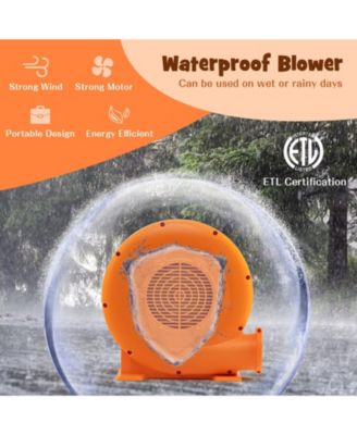 750W Air Blower (1.0HP) for Inflatables with 25 feet Wire and GFCI Plug