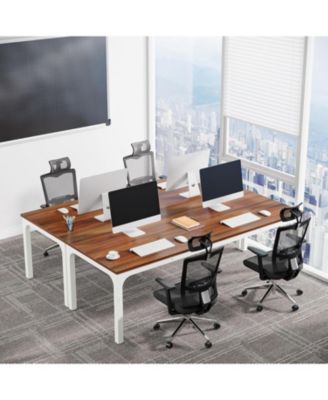 6PCS 78.7" Conference Table Set – Modern Large Meeting Table for Office, Boardroom & Seminar Rooms