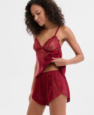 Women's It's On Lace Cami & Shorty