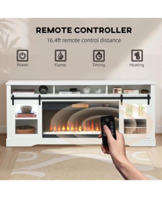 Modern Electric Fireplace TV Sd for TVs Up to 80 Inches,