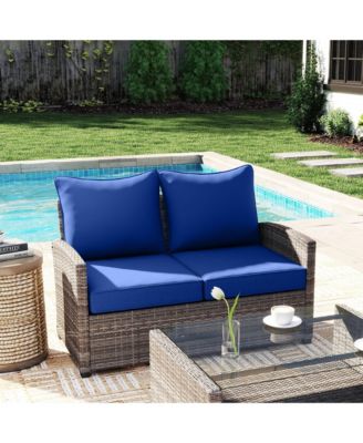 4 Outdoor Chair Cushions with Seat & Backrest, 24" x 24"