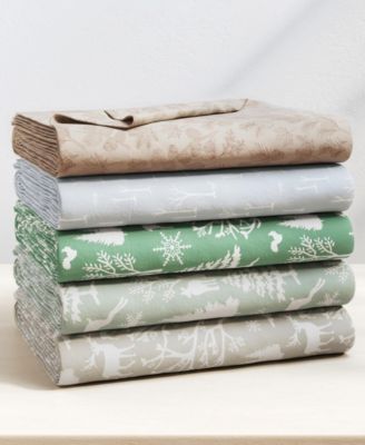 Ultra-Soft Turkish Cotton Flannel Lodge Print Sheet Set