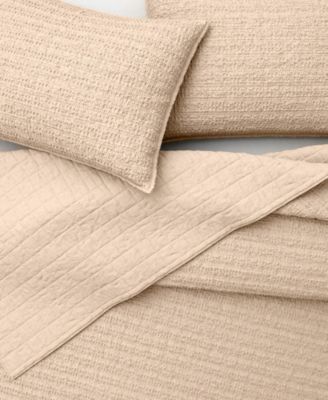 3-Pc. 100% Cotton Honeycomb Waffle Garment Washed Quilt Set