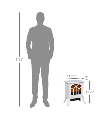 Living Room Electric Fireplace Stove Heater, 750W/1500W,