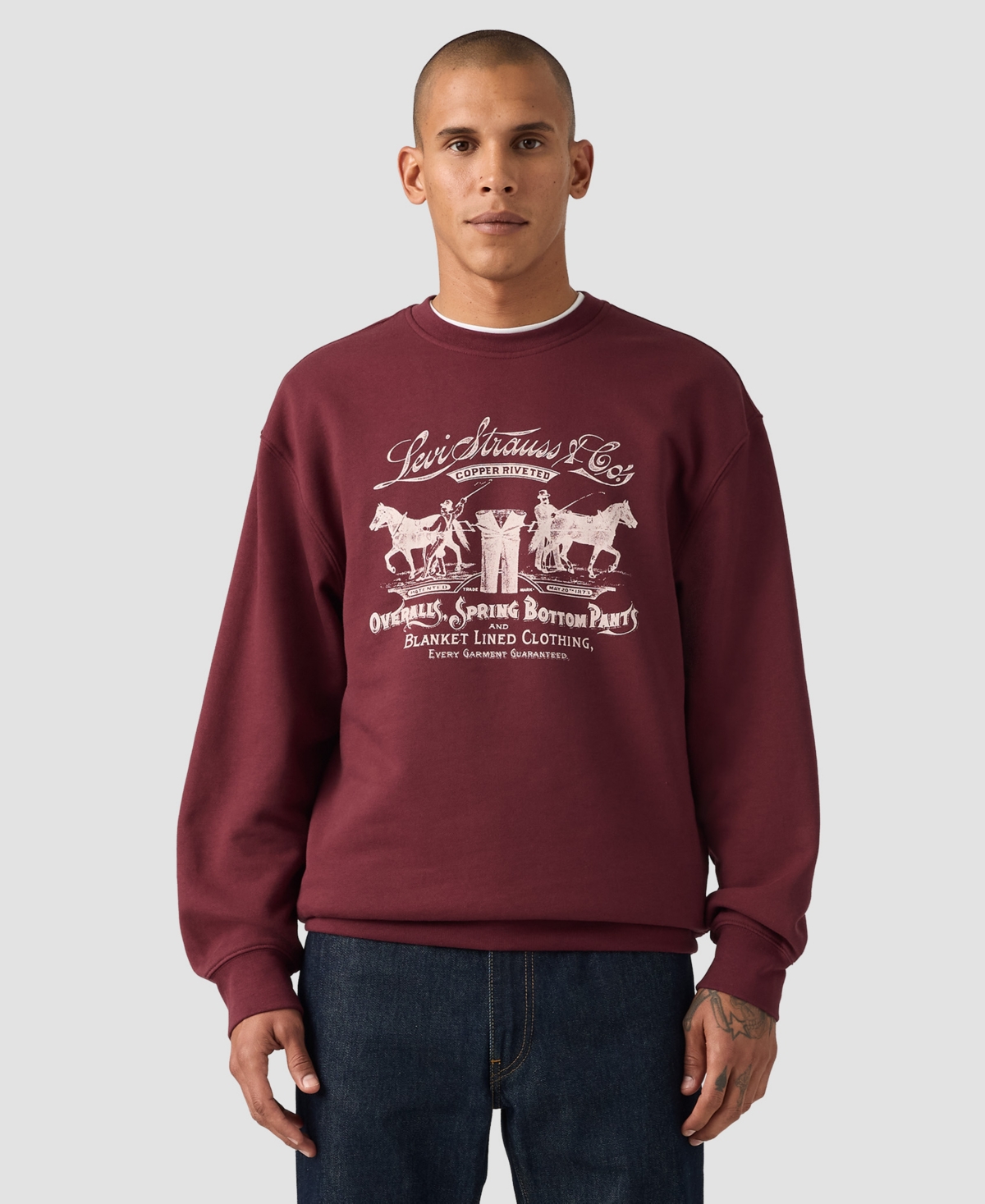 Levi's Men's Crewneck Long-Sleeve Sweatshirt