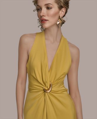 Women's V-Neck Sleeveless Dress