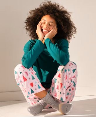 Women's Velour Open Leg Pull-On Pants