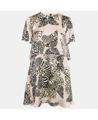 Women's Printed Silk Mini Dress