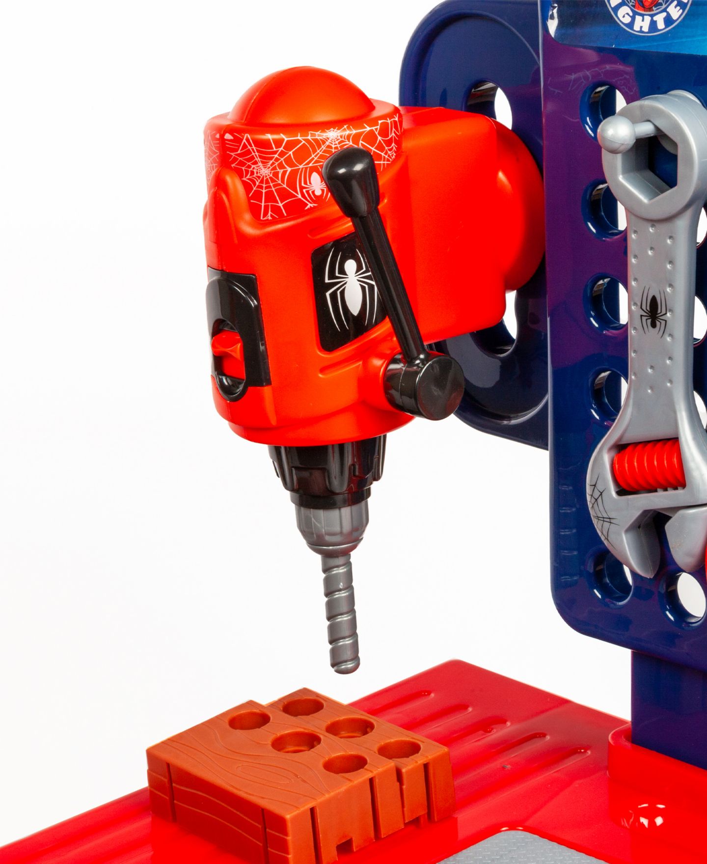 Детский игровой набор World Tech Toys Spider-Man Take Apart Car 55-Piece Tool Bench Playset, Ages 3+ — фото 3